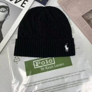 Ralph Lauren Polo Black Knitted Hat
