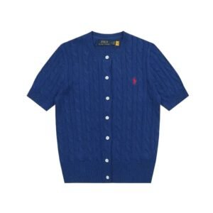 Ralph Lauren Polo series blue knitted cardigan