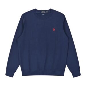 Ralph Lauren Polo Series Simple Style Navy Blue Sweatshirt
