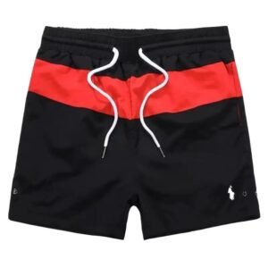 Ralph Lauren sporty black and red shorts