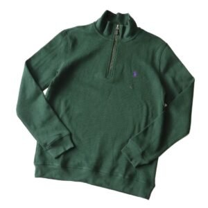 Ralph Lauren vintage-style dark green sweatshirt