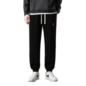 Ralph Lauren winter fleece-lined black sweatpants