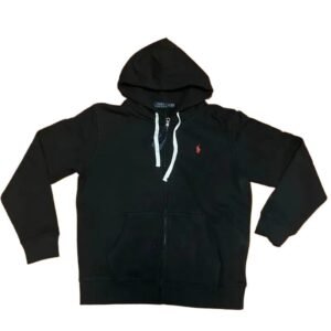 Ralph Lauren's classic black hoodie