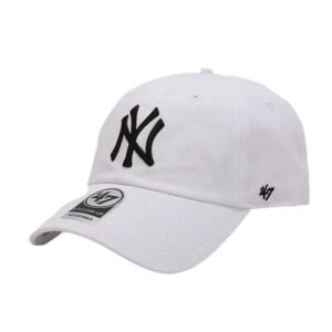 Retro-style white cap of MLB47 series