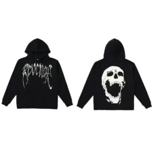 Revenge Skull Dark Style Hoodie