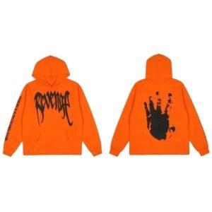 Revenge trendy and cool style orange hoodie