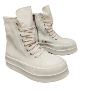 Rick Owens Dark Avant-garde Beige Boots