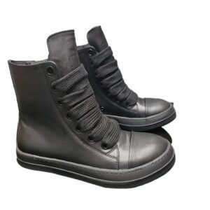 Rick Owens dark high-top shoes