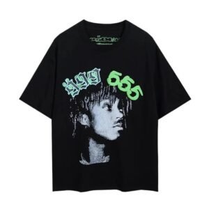Sp5der Character Print Black T-shirt