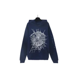 Sp5der Dark Style Navy Blue Sweatshirt