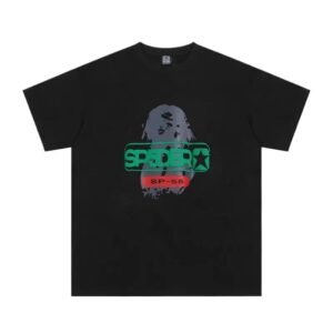 Sp5der SP - 55 Trendy Cool Black T - shirt