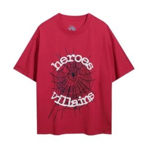 Sp5der Spider Series Red Trendy T-shirt