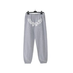 Sp5der Star Print Casual Grey Sweatpants