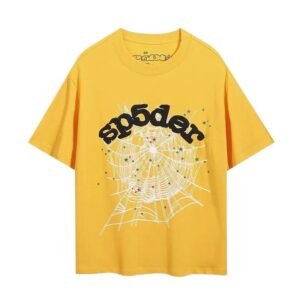 Sp5der Trendy Yellow T - Shirt