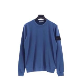 Stone Island basic simple blue sweatshirt