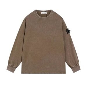 Stone Island Basic Vintage Brown Sweatshirt