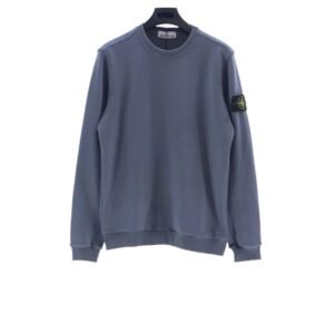 Stone Island simple style grey sweatshirt