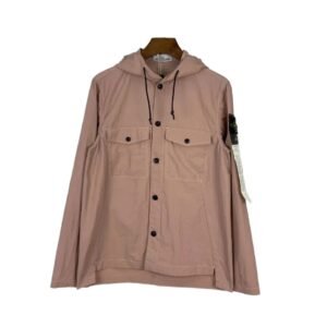 Stone Island utility-style pink coat