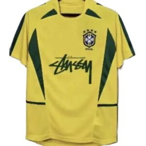 Stussy Brazilian-style yellow-green T-shirt