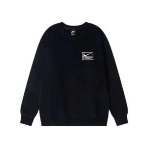 Stussy Co-branded Simple Style Black Sweatshirt