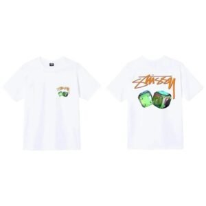 Stussy Dice Print Style White T-shirt