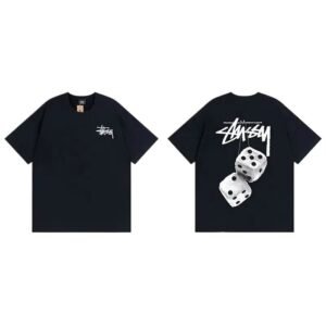 Stussy Dice Style Black T-shirt