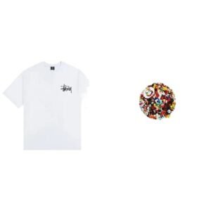 Stussy Graffiti Trendy White T-shirt