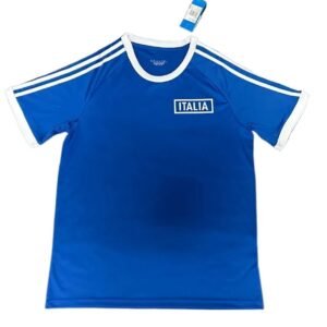 Stussy Italian Style Blue and White Short-sleeve Shirt