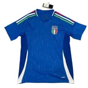 Stussy Italy team blue short-sleeve shirt.