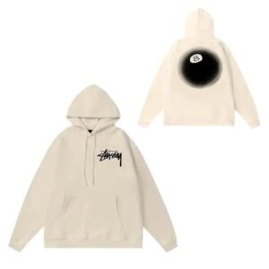 Stussy No. 8 Ball Minimalist Style Sweatshirt