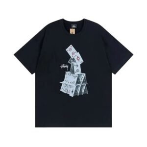 Stussy Playing Card Series Dark Style T-shirt