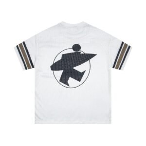 Stussy retro-style white short-sleeved shirt