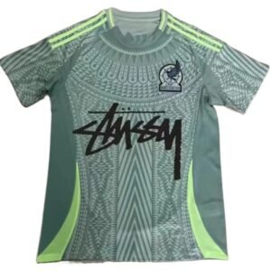 Stussy sporty green short-sleeve