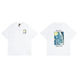 Stussy Van Gogh Co-branded White T-shirt