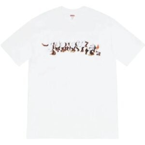 Supreme Animal Print Style White T-shirt