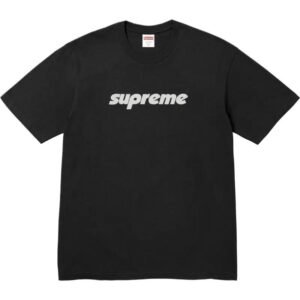 Supreme basic black T-shirt