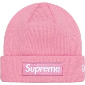 Supreme basic pink beanie
