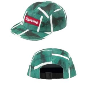 Supreme camouflage style green hat