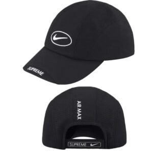 Supreme Co-branded Minimalist Style Black Hat