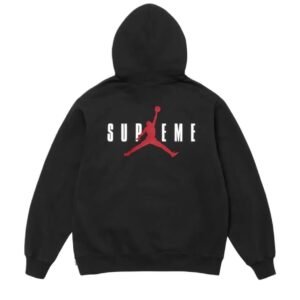 Supreme Co-branded Sports Style Black Sweatshirt