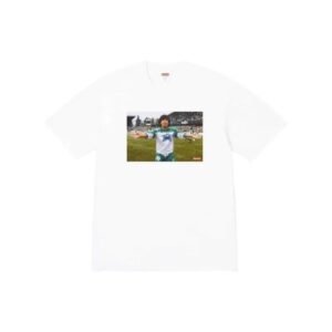 Supreme Football Style White T-shirt