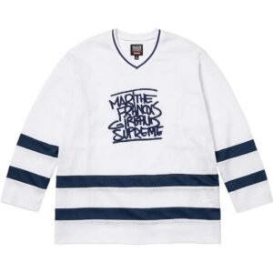 Supreme Graffiti Sporty White Shirt