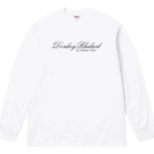 Supreme letter-style white long-sleeve