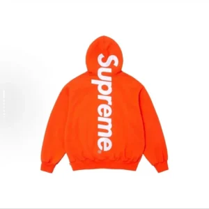Supreme Letter Trend Brand Orange Sweatshirt