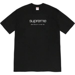 Supreme minimalist black T-shirt