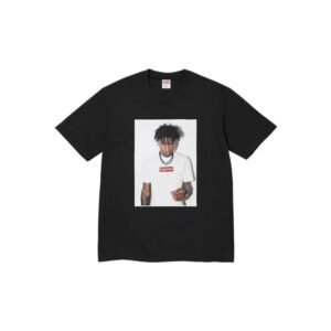 Supreme Portrait Style Black T-shirt