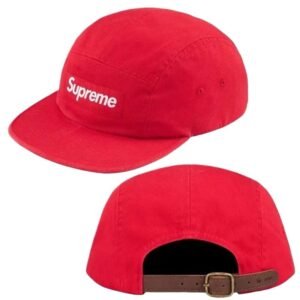 Supreme red minimalist style hat