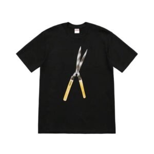 Supreme Scissors Print Black T-shirt