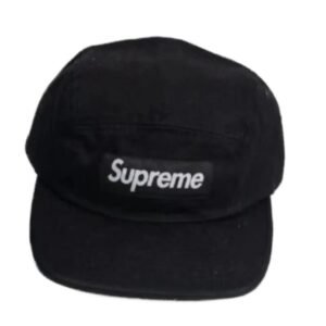 Supreme simple style black hat