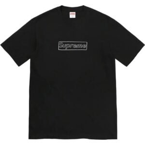 Supreme Simple Trendy Brand Black T-shirt